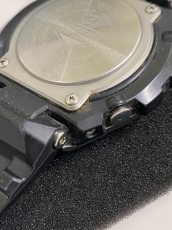 【中古品】【メンズ】 G-SHOCK ジーショック MID SIZE SERIES G-STEEL ANALOG DIGITAL GST-W300-1AJF ミッドサイズ シリーズ ジースチール アナログデジタル 腕時計 196-251112-jt-09-min カラー：ブラック/スチール 万代Net店