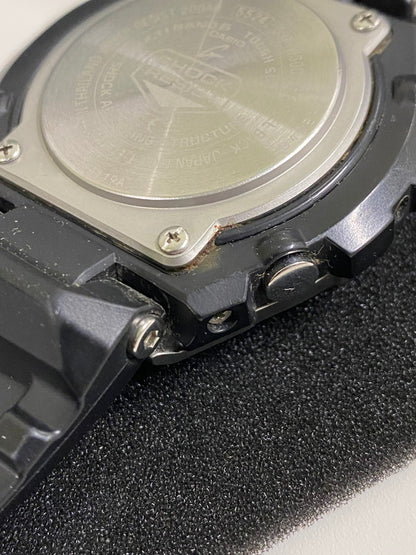 【中古品】【メンズ】 G-SHOCK ジーショック MID SIZE SERIES G-STEEL ANALOG DIGITAL GST-W300-1AJF ミッドサイズ シリーズ ジースチール アナログデジタル 腕時計 196-251112-jt-09-min カラー：ブラック/スチール 万代Net店