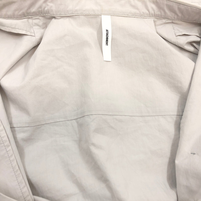 【中古品】【メンズ】 ATTACHMENT アタッチメント TYPEWRITER S/S SHIRT AS02-205 タイプライター 半袖シャツ トップス 140-260621-hn-05-fur サイズ：3 カラー：グレー系 万代Net店