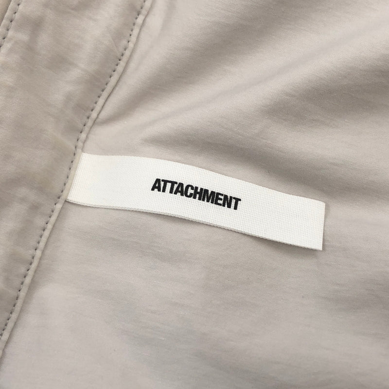 【中古品】【メンズ】 ATTACHMENT アタッチメント TYPEWRITER S/S SHIRT AS02-205 タイプライター 半袖シャツ トップス 140-260621-hn-05-fur サイズ：3 カラー：グレー系 万代Net店