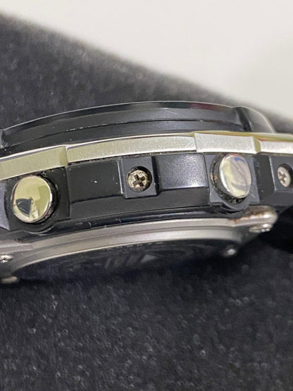 【中古品】【メンズ】 G-SHOCK ジーショック MID SIZE SERIES G-STEEL ANALOG DIGITAL GST-W300-1AJF ミッドサイズ シリーズ ジースチール アナログデジタル 腕時計 196-251112-jt-09-min カラー：ブラック/スチール 万代Net店