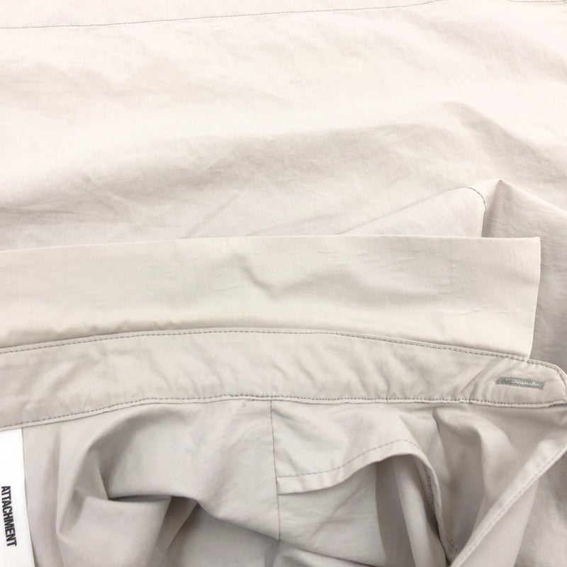 【中古品】【メンズ】 ATTACHMENT アタッチメント TYPEWRITER S/S SHIRT AS02-205 タイプライター 半袖シャツ トップス 140-260621-hn-05-fur サイズ：3 カラー：グレー系 万代Net店