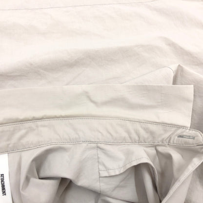 【中古品】【メンズ】 ATTACHMENT アタッチメント TYPEWRITER S/S SHIRT AS02-205 タイプライター 半袖シャツ トップス 140-260621-hn-05-fur サイズ：3 カラー：グレー系 万代Net店
