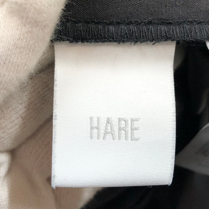 【中古品】【メンズ】 HARE ハレ CENTER ZIP DESIGN PANTS HAL05296AD センタージップデザインパンツ ボトムス 158-260621-hn-06-fur サイズ：F カラー：ブラック 万代Net店
