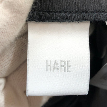【中古品】【メンズ】 HARE ハレ CENTER ZIP DESIGN PANTS HAL05296AD センタージップデザインパンツ ボトムス 158-260621-hn-06-fur サイズ：F カラー：ブラック 万代Net店