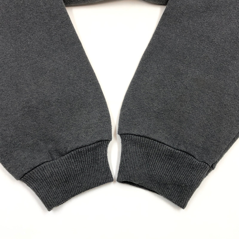 【現状渡し品】【キッズ】 HARLEY-DAVIDSON ハーレーダビッドソン × HANES BODY ヘインズボディ 90S EMBLEM SWEATSHIRT スウェットシャツ トレーナー トップス 146-260621-hn-07-fur サイズ：L(14-16) カラー：ブラック系 万代Net店