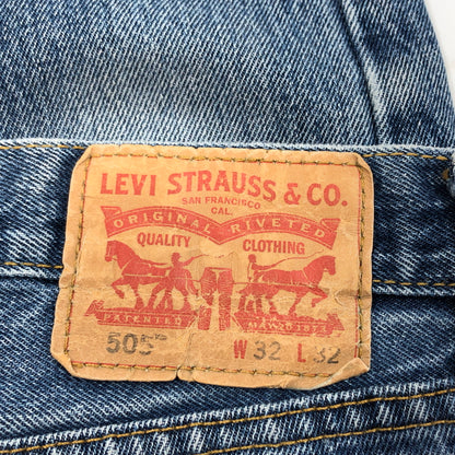 【現状渡し品】【メンズ】 LEVI'S リーバイス 505 DENIM PANT 00505-0216 デニムパンツ ボトムス 158-260910-hn-12-fur サイズ：32×32 カラー：インディゴ 万代Net店