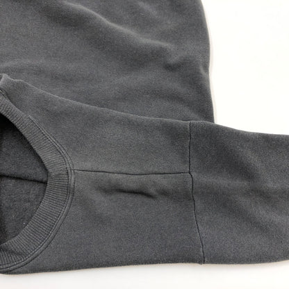 【現状渡し品】【キッズ】 HARLEY-DAVIDSON ハーレーダビッドソン × HANES BODY ヘインズボディ 90S EMBLEM SWEATSHIRT スウェットシャツ トレーナー トップス 146-260621-hn-07-fur サイズ：L(14-16) カラー：ブラック系 万代Net店