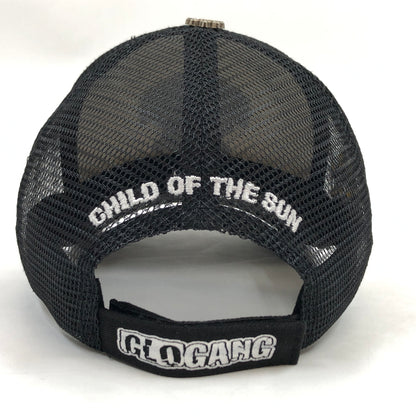 【中古品】【メンズ/レディース】 GLO GANG グローギャング MESH BACK CAP メッシュバックキャップ ベースボールキャップ 帽子 185-260910-hn-05-fur サイズ：F カラー：ブラック/ホワイト 万代Net店