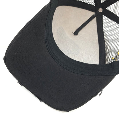 【中古品】【メンズ/レディース】 GLO GANG グローギャング MESH BACK CAP メッシュバックキャップ ベースボールキャップ 帽子 185-260910-hn-05-fur サイズ：F カラー：ブラック/ホワイト 万代Net店