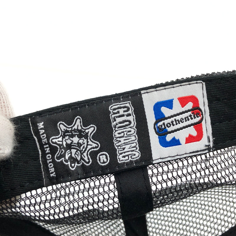 【中古品】【メンズ/レディース】 GLO GANG グローギャング MESH BACK CAP メッシュバックキャップ ベースボールキャップ 帽子 185-260910-hn-05-fur サイズ：F カラー：ブラック/ホワイト 万代Net店