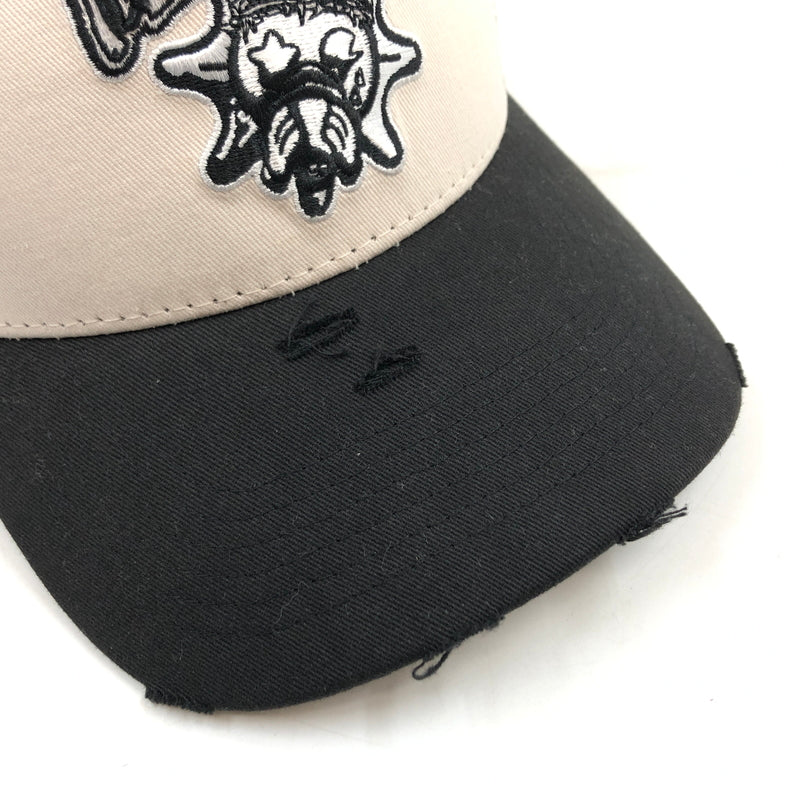 【中古品】【メンズ/レディース】 GLO GANG グローギャング MESH BACK CAP メッシュバックキャップ ベースボールキャップ 帽子 185-260910-hn-05-fur サイズ：F カラー：ブラック/ホワイト 万代Net店