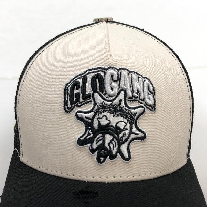 【中古品】【メンズ/レディース】 GLO GANG グローギャング MESH BACK CAP メッシュバックキャップ ベースボールキャップ 帽子 185-260910-hn-05-fur サイズ：F カラー：ブラック/ホワイト 万代Net店