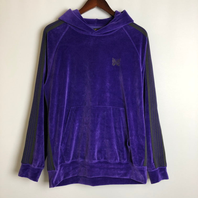 【中古品】【メンズ】 Needles ニードルス NEEDLES NS252 TRACK HOODIE 147-240726-su-18-tom サイズ：M カラー：PURPLE 万代Net店