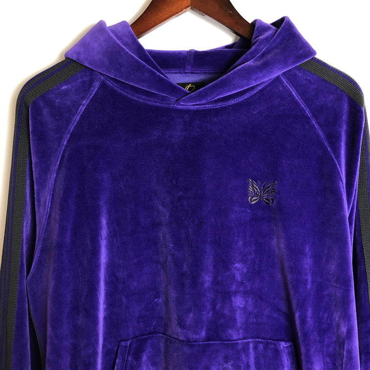 【中古品】【メンズ】 Needles ニードルス NEEDLES NS252 TRACK HOODIE 147-240726-su-18-tom サイズ：M カラー：PURPLE 万代Net店