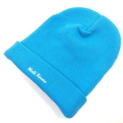 【中古品】【メンズ/レディース】 SUPREME シュプリーム × NEWERA ニューエラ 25FW BOX LOGO BEANIE ボックスロゴ ビーニー ニットキャップ 帽子 149-260621-hn-10-fur サイズ：ONE SIZE カラー：ブルー系 万代Net店