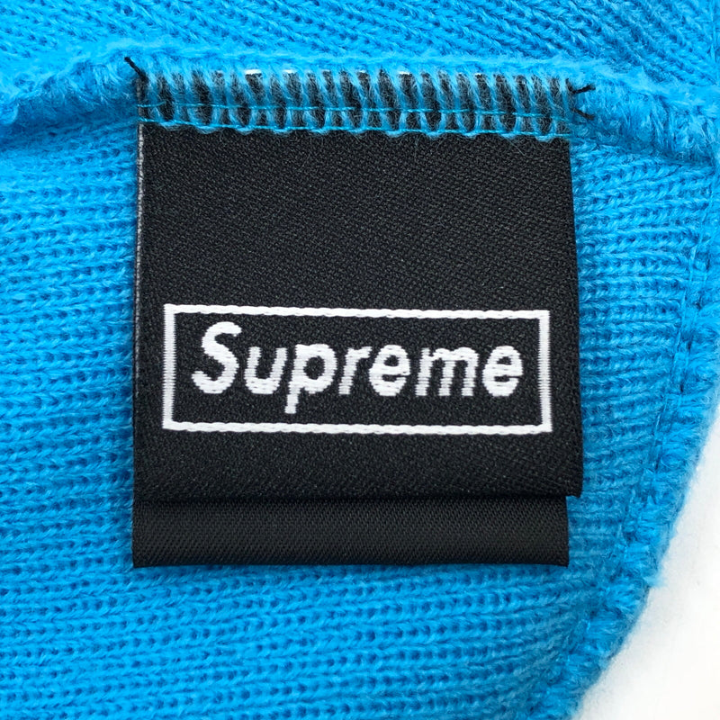 【中古品】【メンズ/レディース】 SUPREME シュプリーム × NEWERA ニューエラ 25FW BOX LOGO BEANIE ボックスロゴ ビーニー ニットキャップ 帽子 149-260621-hn-10-fur サイズ：ONE SIZE カラー：ブルー系 万代Net店