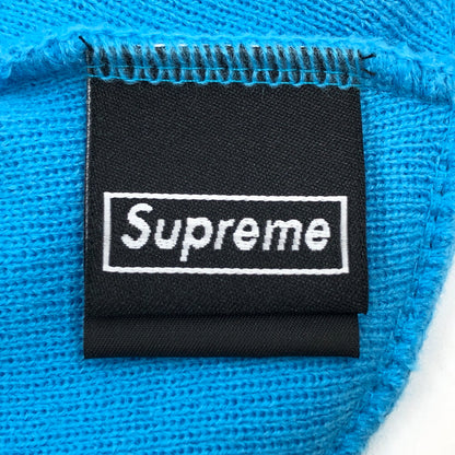 【中古品】【メンズ/レディース】 SUPREME シュプリーム × NEWERA ニューエラ 25FW BOX LOGO BEANIE ボックスロゴ ビーニー ニットキャップ 帽子 149-260621-hn-10-fur サイズ：ONE SIZE カラー：ブルー系 万代Net店