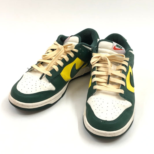 【現状渡し品】【メンズ】 NIKE ナイキ WOMEN'S DUNK LOW SE "NOBLE GREEN" FD0350-133 ウィメンズ ダンク ロー SE ノーブルグリーン スニーカー シューズ 靴 160-260621-hn-11-fur サイズ：27.5cm US10.5 カラー：グリーン/ホワイト/イエロー 万代Net店