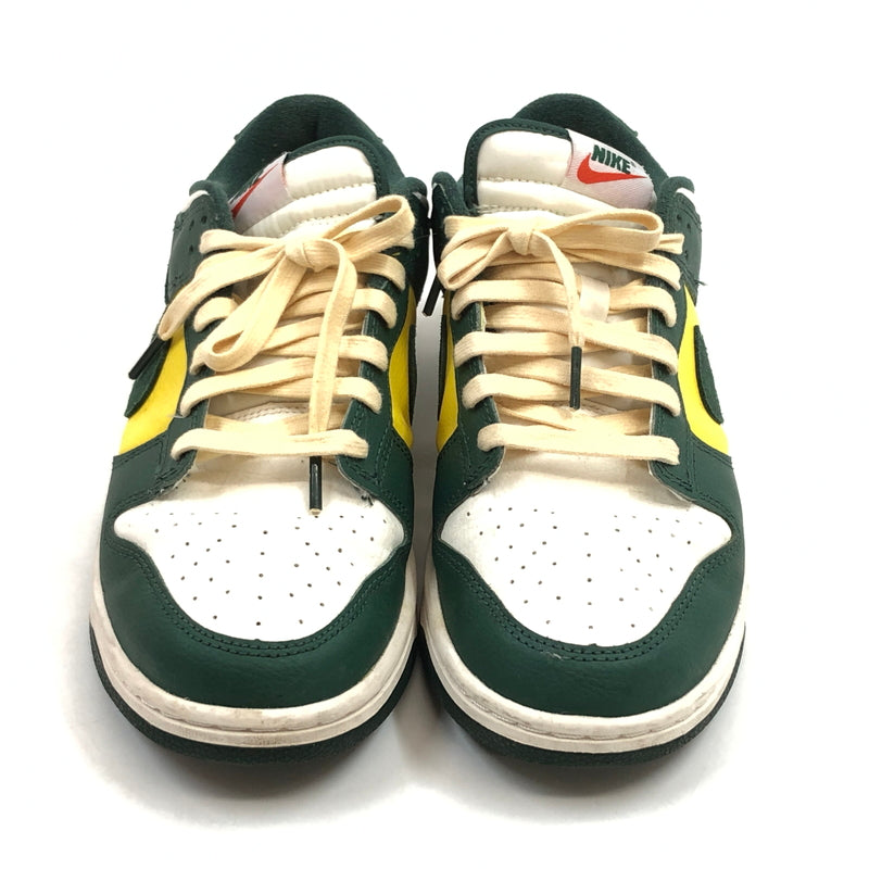 【現状渡し品】【メンズ】 NIKE ナイキ WOMEN'S DUNK LOW SE "NOBLE GREEN" FD0350-133 ウィメンズ ダンク ロー SE ノーブルグリーン スニーカー シューズ 靴 160-260621-hn-11-fur サイズ：27.5cm US10.5 カラー：グリーン/ホワイト/イエロー 万代Net店