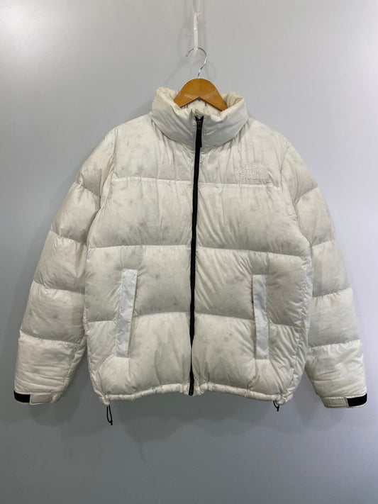【中古品】【メンズ】 THE NORTH FACE ザ・ノースフェイス UNDYED NUPTSE JACKET ND92337 アンダイド ヌプシ ジャケット アウター ダウンジャケット 144-260204-jt-01-min サイズ：L カラー：ホワイト 万代Net店