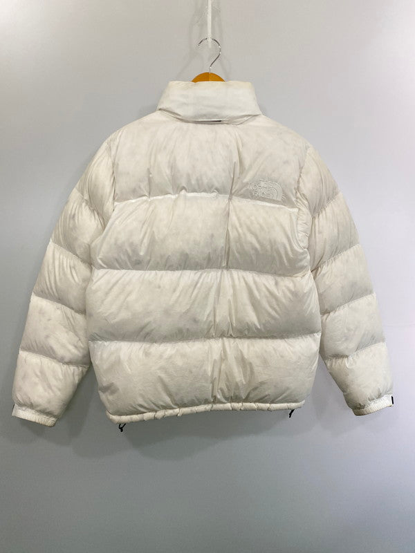 【中古品】【メンズ】 THE NORTH FACE ザ・ノースフェイス UNDYED NUPTSE JACKET ND92337 アンダイド ヌプシ ジャケット アウター ダウンジャケット 144-260204-jt-01-min サイズ：L カラー：ホワイト 万代Net店