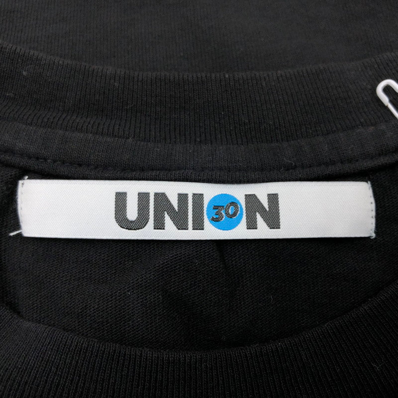 【中古美品】【メンズ】 UNION ユニオン LOS ANGELES SOUND CLASH L/S TEE ロサンゼルス サウンド クラッシュ 長袖Tシャツ トップス 142-260110-hn-01-fur サイズ：XL カラー：ブラック 万代Net店
