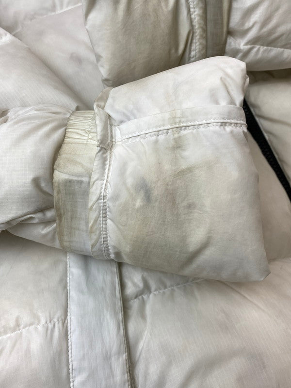 【中古品】【メンズ】 THE NORTH FACE ザ・ノースフェイス UNDYED NUPTSE JACKET ND92337 アンダイド ヌプシ ジャケット アウター ダウンジャケット 144-260204-jt-01-min サイズ：L カラー：ホワイト 万代Net店
