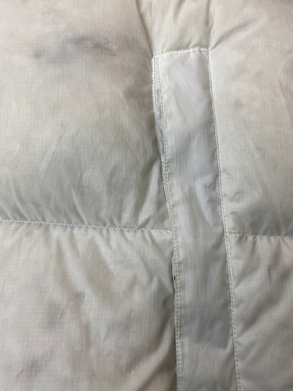【中古品】【メンズ】 THE NORTH FACE ザ・ノースフェイス UNDYED NUPTSE JACKET ND92337 アンダイド ヌプシ ジャケット アウター ダウンジャケット 144-260204-jt-01-min サイズ：L カラー：ホワイト 万代Net店