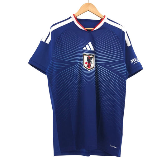 【中古美品】【メンズ/レディース】 adidas アディダス KD3345 サッカー日本代表 2026 ホーム レプリカ ユニフォーム 半袖 トップス 148-260328-hn-03-fur サイズ：2XL カラー：ブルー系 万代Net店