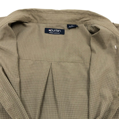 【現状渡し品】【メンズ】 puritan ピューリタン 90‘s 長袖シャツ カジュアルシャツ トップス 145-260328-hn-04-fur サイズ：3XL カラー：グレージュ系 万代Net店