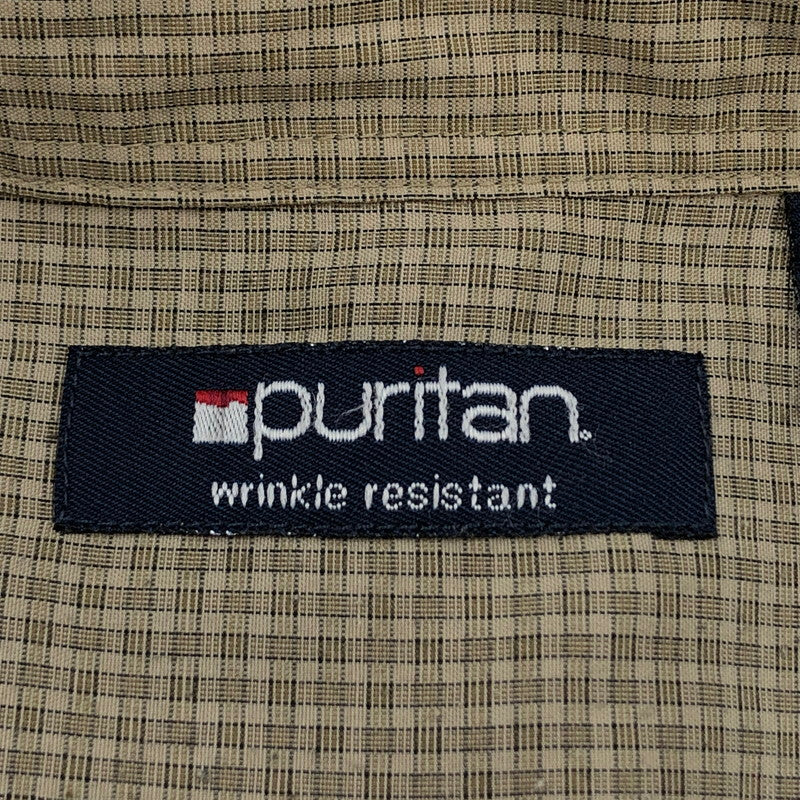 【現状渡し品】【メンズ】 puritan ピューリタン 90‘s 長袖シャツ カジュアルシャツ トップス 145-260328-hn-04-fur サイズ：3XL カラー：グレージュ系 万代Net店