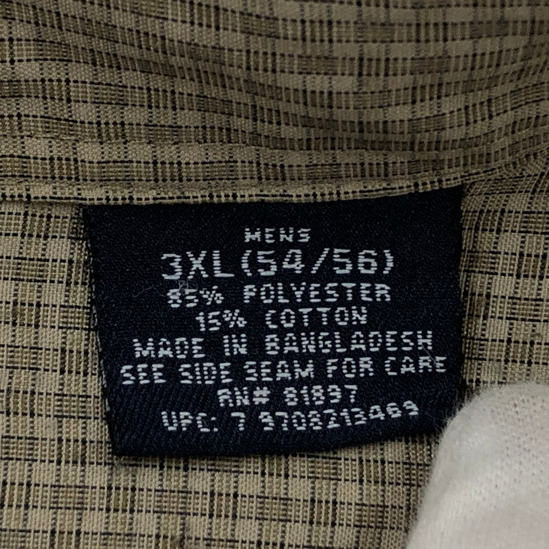 【現状渡し品】【メンズ】 puritan ピューリタン 90‘s 長袖シャツ カジュアルシャツ トップス 145-260328-hn-04-fur サイズ：3XL カラー：グレージュ系 万代Net店