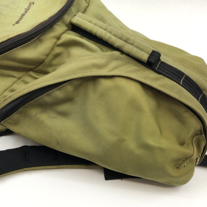 【現状渡し品】【メンズ】 Supreme シュプリーム 00S BACKPACK バックパック リュックサック カバン 149-251023-hn-02-fur カラー：オリーブ系 万代Net店