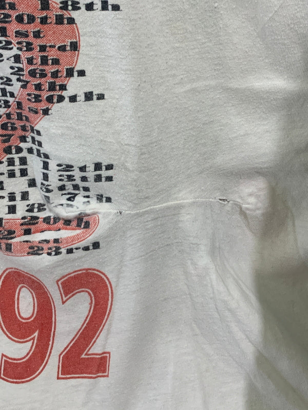 【現状渡し品】【メンズ】 U2 92’ ZOO TV TOUR TEE 92年 ズー テレビ ツアー Tシャツ トップス 146-260619-jt-07-min サイズ：XXL カラー：ホワイト 万代Net店