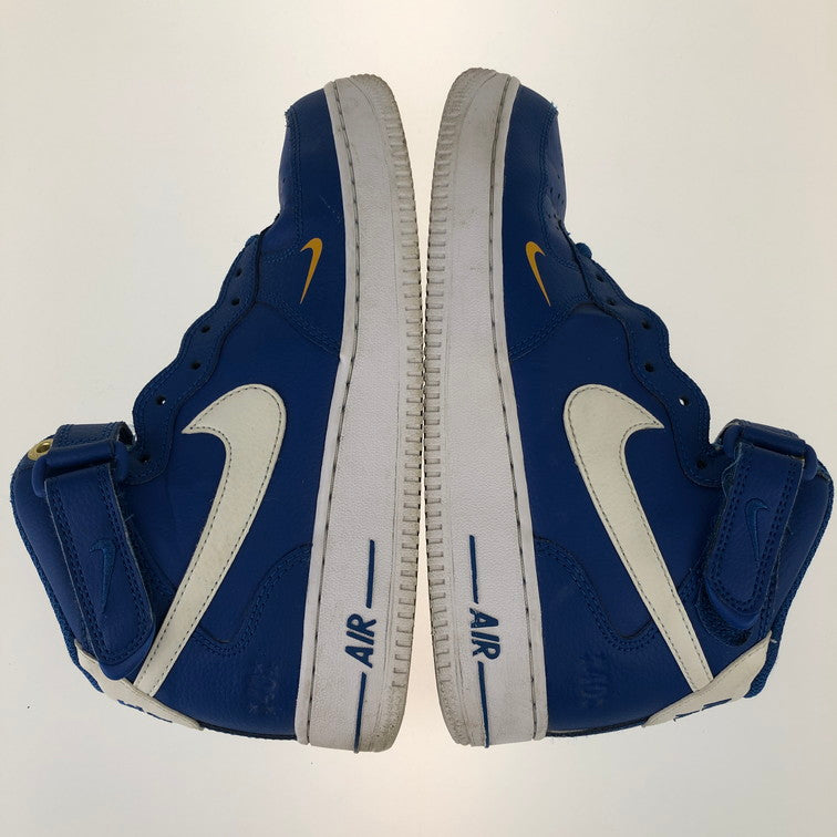 【中古品】【メンズ】 NIKE ナイキ DR9513-400/AIR FORCE 1 MID 07 LV8 BLUE JAY/SAIL-YELLOW 靴 スニーカー 160-250309-NS-3-iwa サイズ：25 カラー：ブルー イエロー ホワイト 万代Net店