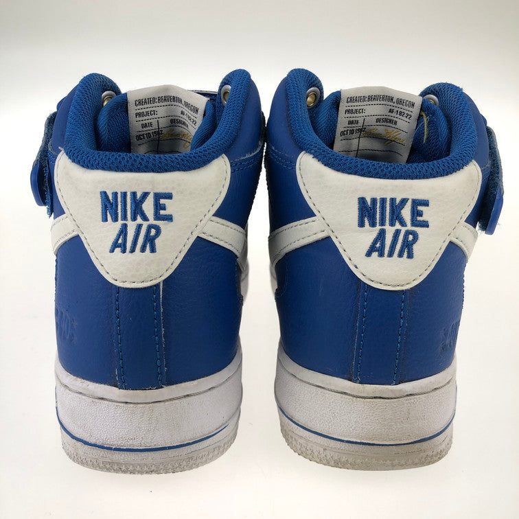 【中古品】【メンズ】 NIKE ナイキ DR9513-400/AIR FORCE 1 MID 07 LV8 BLUE JAY/SAIL-YELLOW 靴 スニーカー 160-250309-NS-3-iwa サイズ：25 カラー：ブルー イエロー ホワイト 万代Net店