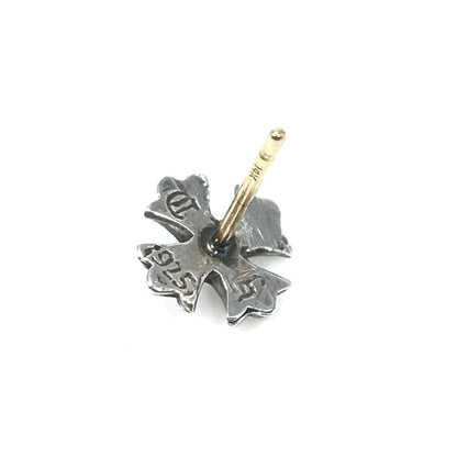 【中古品】【メンズ】 CHROME HEARTS クロムハーツ CH プラス スタッド ピアス 片耳用 0.76g アクセサリー 190-260403-yy-01-tag カラー：シルバー 万代Net店