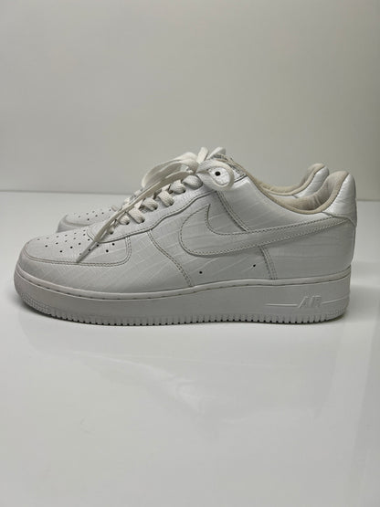 【中古美品】【メンズ】 NIKE ナイキ HTM AIR FORCE 1 LOW CROCODILE 305895-111 エアフォースワン ロー 2004年製 スニーカー 靴 160-260726-kk-05-hon カラー：WHITE/WHITE-NEUTRAL GREY 万代Net店