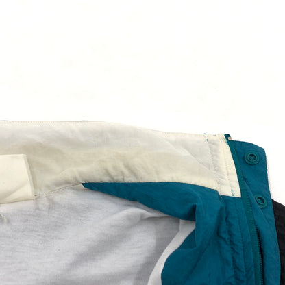 【現状渡し品】【メンズ】 NIKE ナイキ 90S ナイロンジャケット アウター 146-251023-hn-04-fur サイズ：不明 カラー：ブラック/ターコイズ系 万代Net店