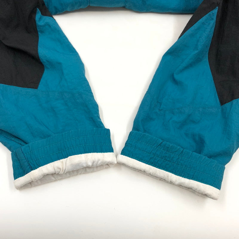 【現状渡し品】【メンズ】 NIKE ナイキ 90S ナイロンジャケット アウター 146-251023-hn-04-fur サイズ：不明 カラー：ブラック/ターコイズ系 万代Net店