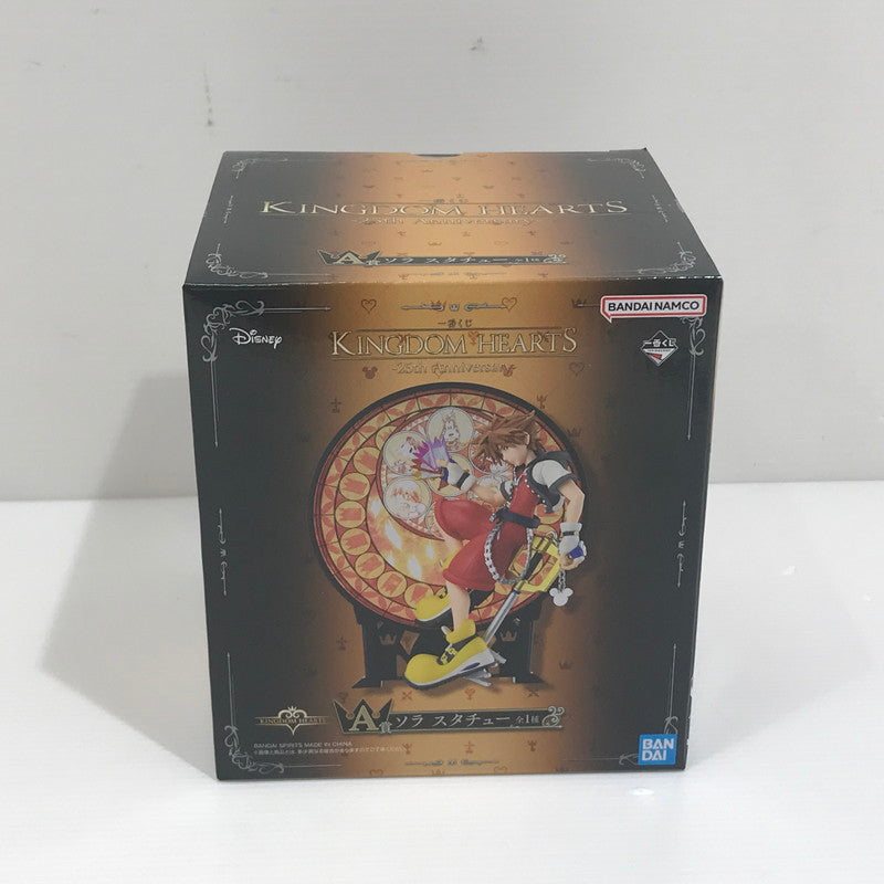 【中古美品】 一番くじ KINGDOM HEARTS -25th Anniversary- A賞 ソラ スタチュー 未開封 052-260907-ti-11-tag 万代Net店
