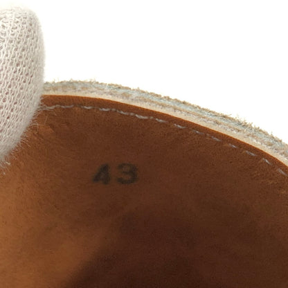 【現状渡し品】【メンズ】 MANEBU マネブ FOOT SUEDE フットスエード チロリアンシューズ 靴 165-260329-hn-05-fur サイズ：43(28.0～28.5cm相当) カラー：ベージュ系 万代Net店
