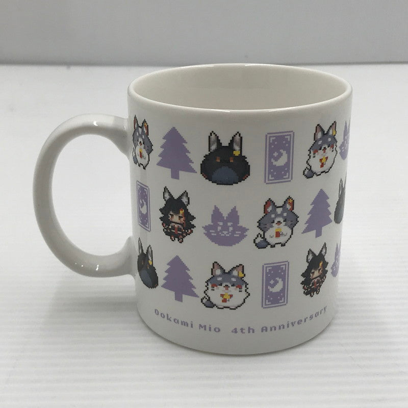 【中古美品】 大神ミオ＆ミオファ マグカップ 活動4周年記念 054-260512-ti-09-tag 万代Net店