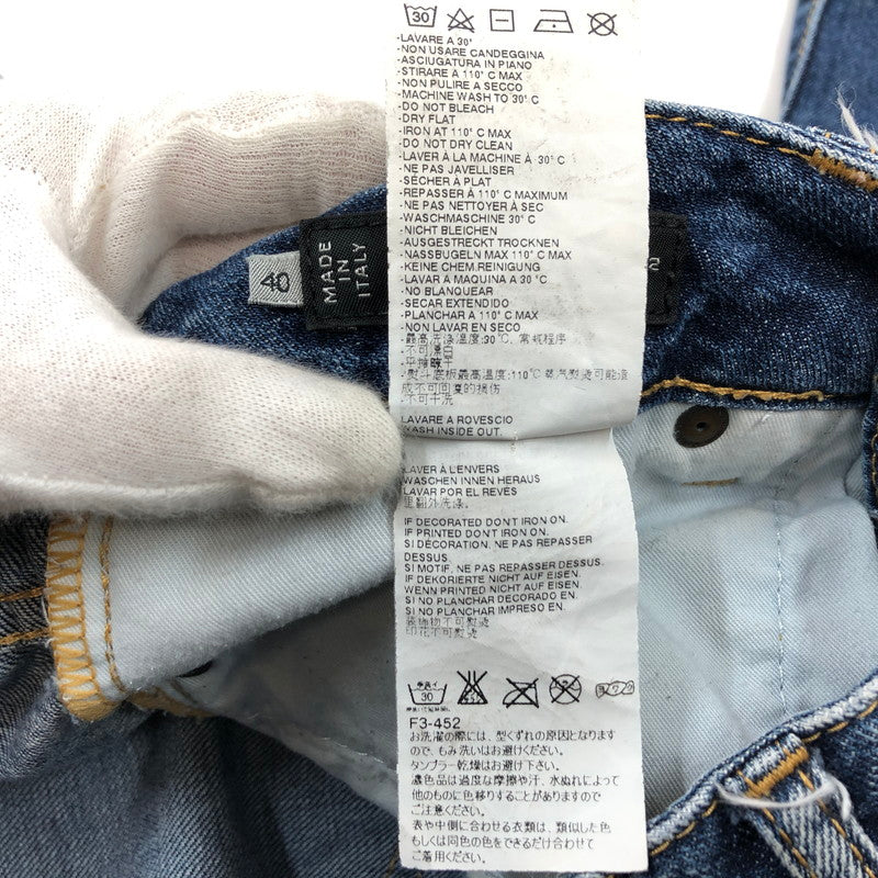 【現状渡し品】【レディース】 DSQUARED2 ディースクエアード F3-452 デニムパンツ ダメージ加工 ボトムス 152-251023-hn-05-fur サイズ：40 カラー：インディゴ 万代Net店