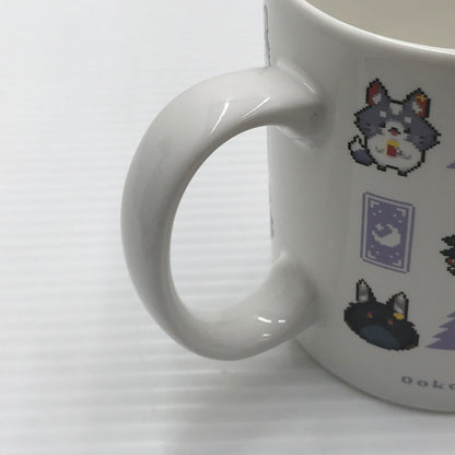 【中古美品】 大神ミオ＆ミオファ マグカップ 活動4周年記念 054-260512-ti-09-tag 万代Net店