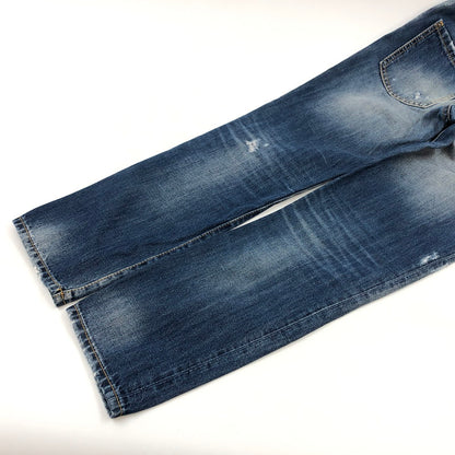 【現状渡し品】【レディース】 DSQUARED2 ディースクエアード F3-452 デニムパンツ ダメージ加工 ボトムス 152-251023-hn-05-fur サイズ：40 カラー：インディゴ 万代Net店