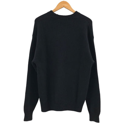【中古品】【メンズ】 Supreme シュプリーム 25SS CONTRAST LOGO SWEATER コントラストロゴセーター ニット トップス 149-260111-hn-04-fur サイズ：S カラー：ブラック 万代Net店