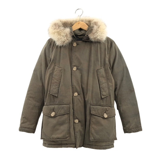 【ジャンク品】【メンズ】 WOOLRICH ウールリッチ JOHN RICH&BROS. ジョンリッチ アンド ブロス 迷彩柄 カモフラ モッズコート アウター 144-251025-hn-01-fur サイズ：USA XXS カラー：オリーブ系/カモフラージュ 万代Net店