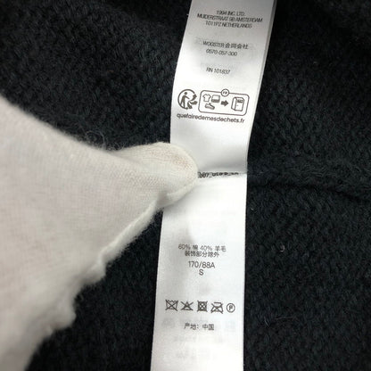 【中古品】【メンズ】 Supreme シュプリーム 25SS CONTRAST LOGO SWEATER コントラストロゴセーター ニット トップス 149-260111-hn-04-fur サイズ：S カラー：ブラック 万代Net店